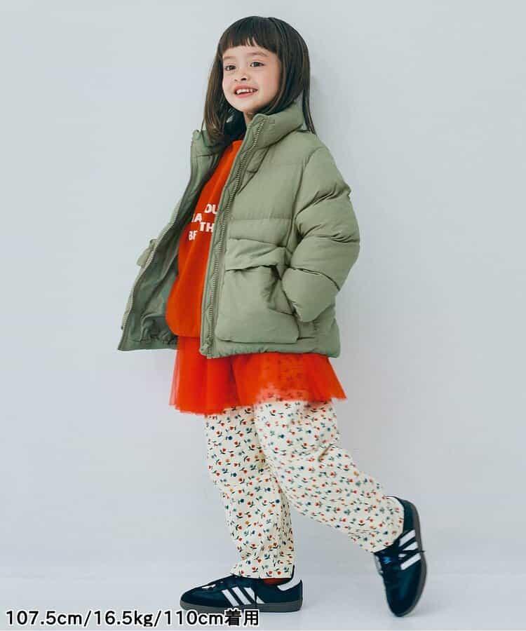 蓬鬆中棉立領羽絨服