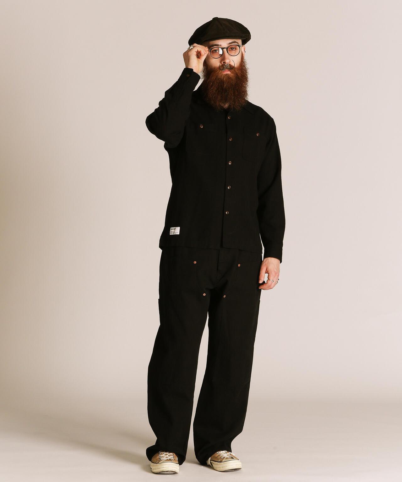 HV SHIRT PLAIN/大麻粘膠纖維襯衫 基本款