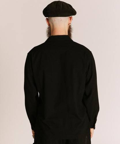 HV SHIRT PLAIN/大麻粘膠纖維襯衫 基本款