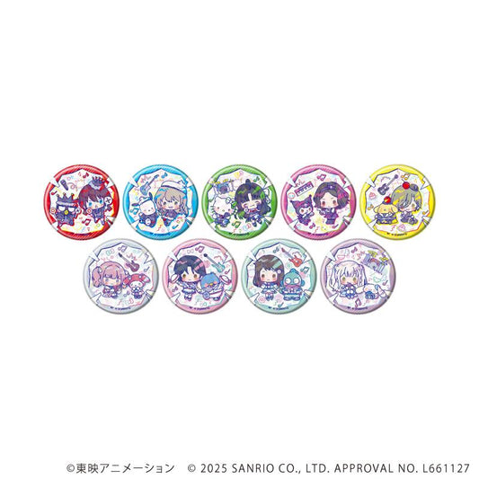 《哭泣少女樂隊》×《三麗歐》_(57mm)_鐳射徽章02/全套收藏（共9款）迷你角色設計（聯名插畫）【全套/9個裝】