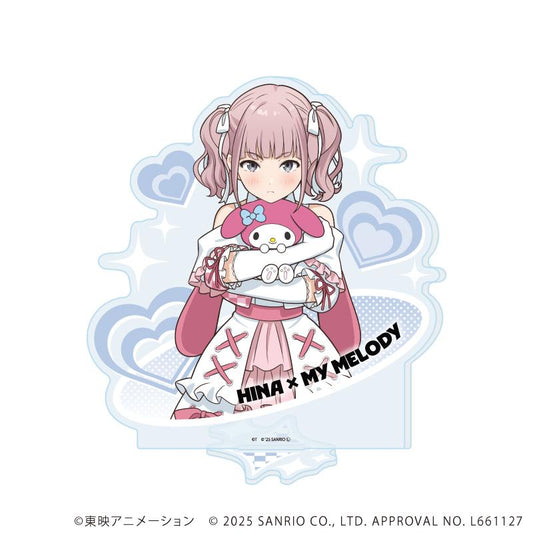 《哭泣少女樂隊》×《三麗歐》 亞克力立牌06/日菜×《美樂蒂》(聯名插畫)