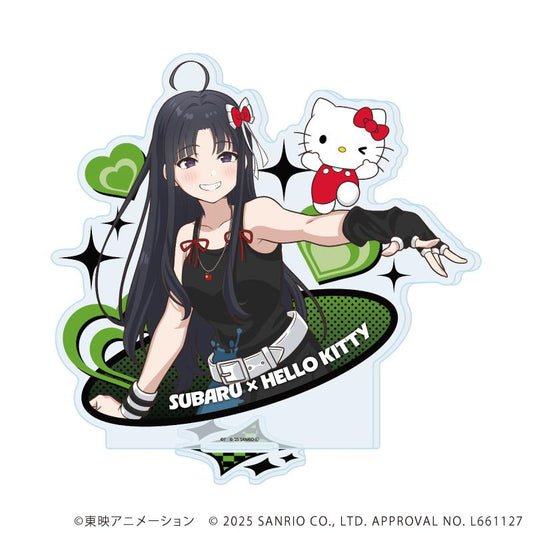 《哭泣少女樂隊》×《三麗歐》_亞克力立牌03/安和 すばる×《Hello Kitty》(聯名插畫)