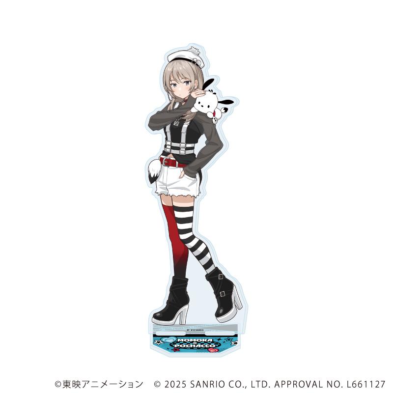 《哭泣少女樂隊》×《三麗歐》_大號亞克力立牌02/河原木桃香×帕恰狗(聯名插畫)
