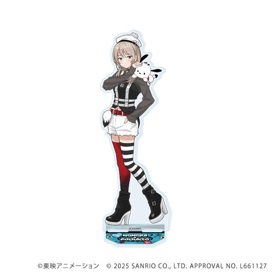 《哭泣少女樂隊》×《三麗歐》_大號亞克力立牌02/河原木桃香×帕恰狗(聯名插畫)