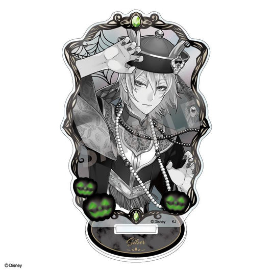 《迪士尼》扭曲仙境 薄荷綠亞克力立牌 銀／恐怖禮服款（黑白色）