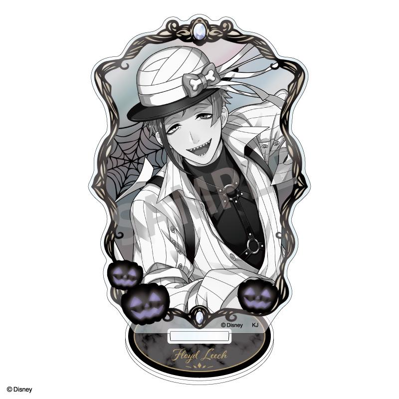 《迪士尼》扭曲仙境 薄彩亞克力立牌 弗洛伊德·利奇／驚悚禮服款（黑白色）