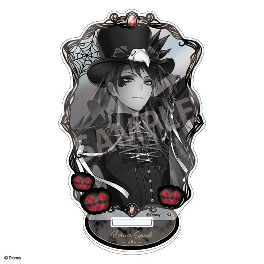 《迪士尼》扭曲仙境 薄荷色亞克力立牌 杜斯·斯佩德／驚悚禮服款（黑白色）