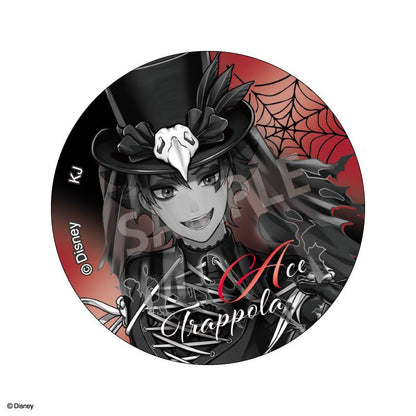 《迪士尼》扭曲仙境 隨機金屬徽章 vol.1／恐怖禮服款（黑白色）【BOX／11個裝】