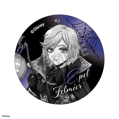 《迪士尼》扭曲仙境 隨機金屬徽章 vol.2／恐怖禮服款（黑白色）【BOX／11個裝】