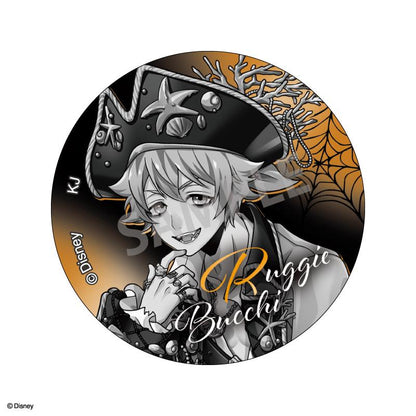 《迪士尼》扭曲仙境 隨機金屬徽章 vol.1／恐怖禮服款（黑白色）【BOX／11個裝】