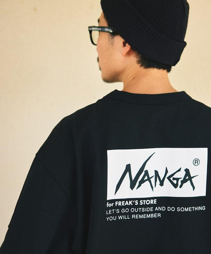 刺繡ECO HYBRID LOGO長袖T恤 環保混紡寬鬆版型長袖刺繡T恤