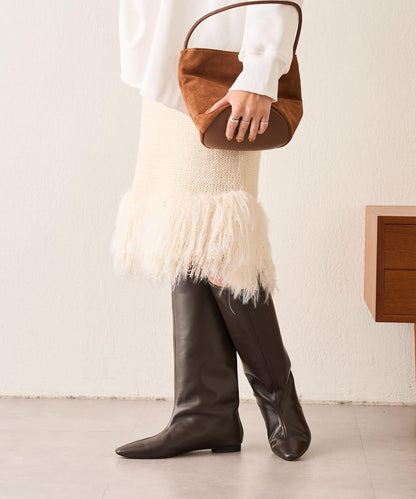 【SHENERY】流蘇針織半身裙