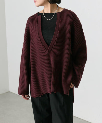 【ear PAPILLONNER】破洞針織衫【SUM1 STYLE】