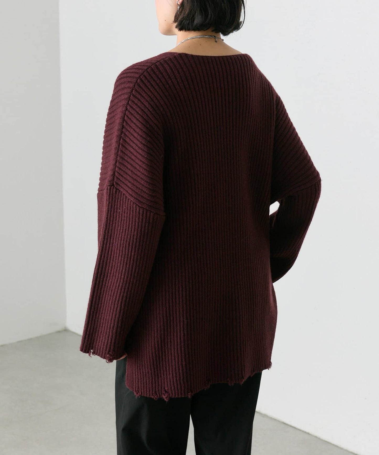 【ear PAPILLONNER】破洞針織衫【SUM1 STYLE】