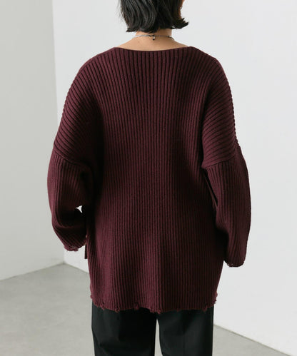 【ear PAPILLONNER】破洞針織衫【SUM1 STYLE】