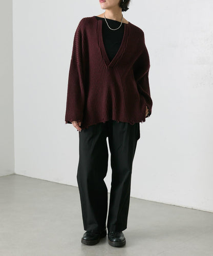 【ear PAPILLONNER】破洞針織衫【SUM1 STYLE】