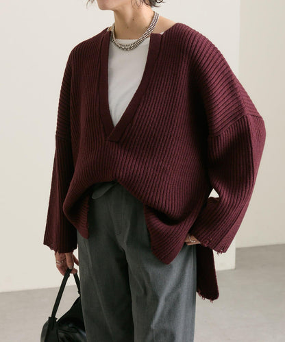 【ear PAPILLONNER】破洞針織衫【SUM1 STYLE】