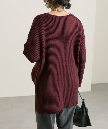 【ear PAPILLONNER】破洞針織衫【SUM1 STYLE】