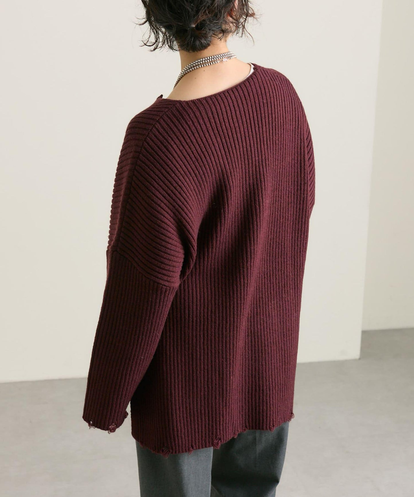 【ear PAPILLONNER】破洞針織衫【SUM1 STYLE】