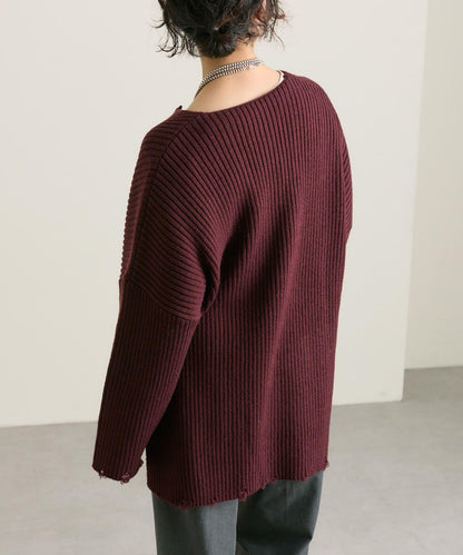 【ear PAPILLONNER】破洞針織衫【SUM1 STYLE】