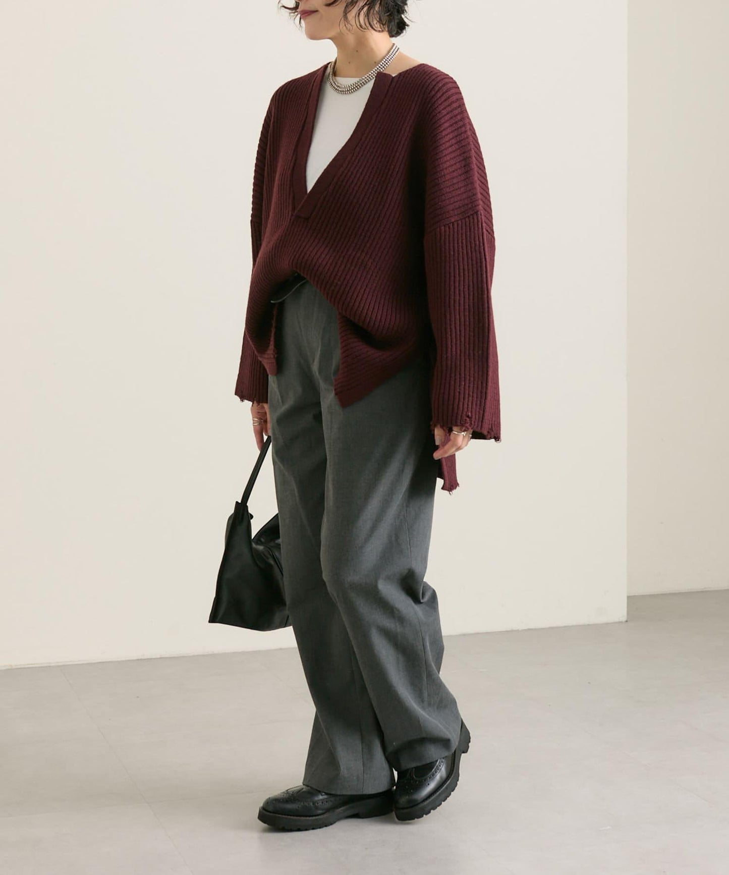 【ear PAPILLONNER】破洞針織衫【SUM1 STYLE】