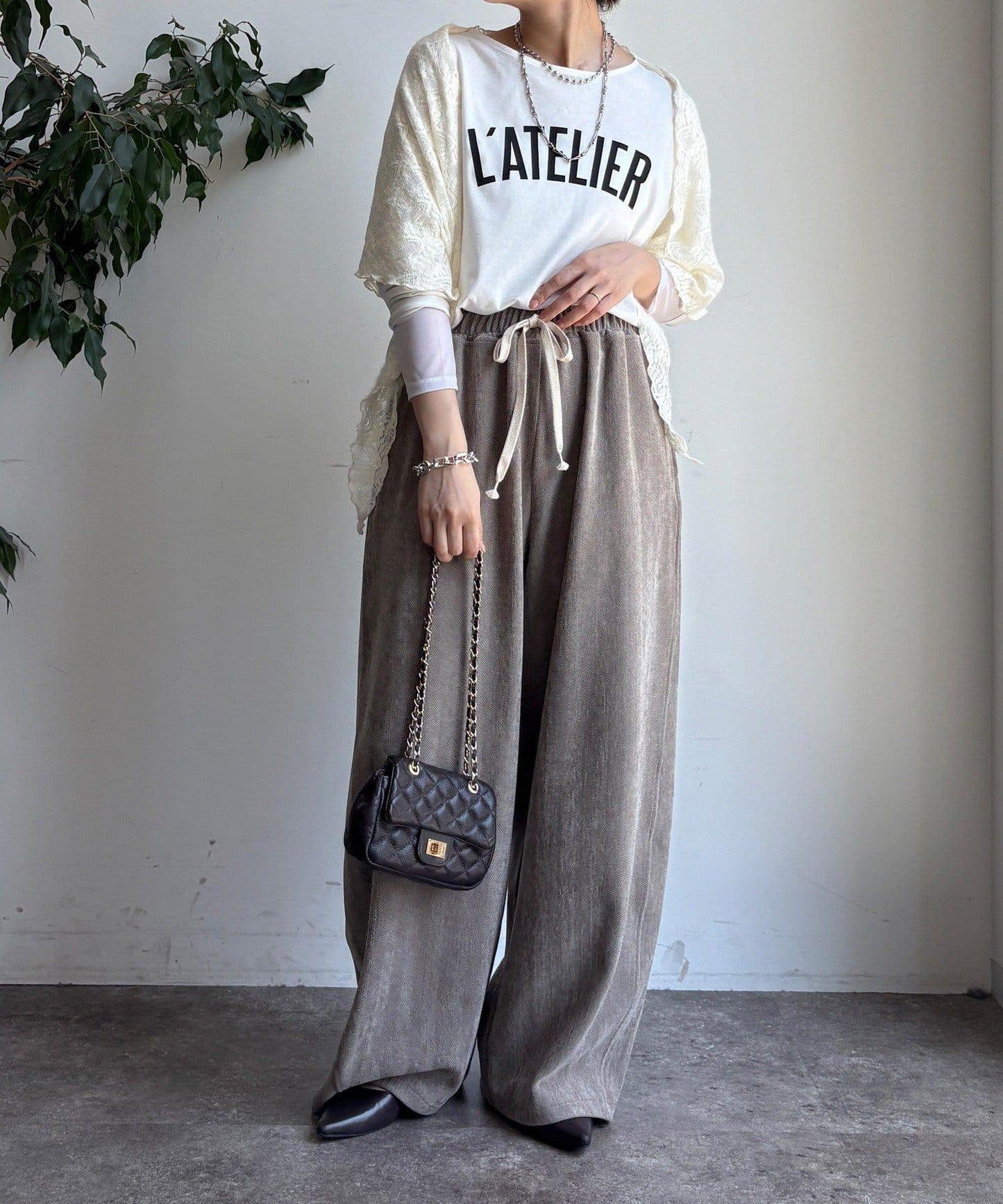 L’ATELIER 拼接T恤