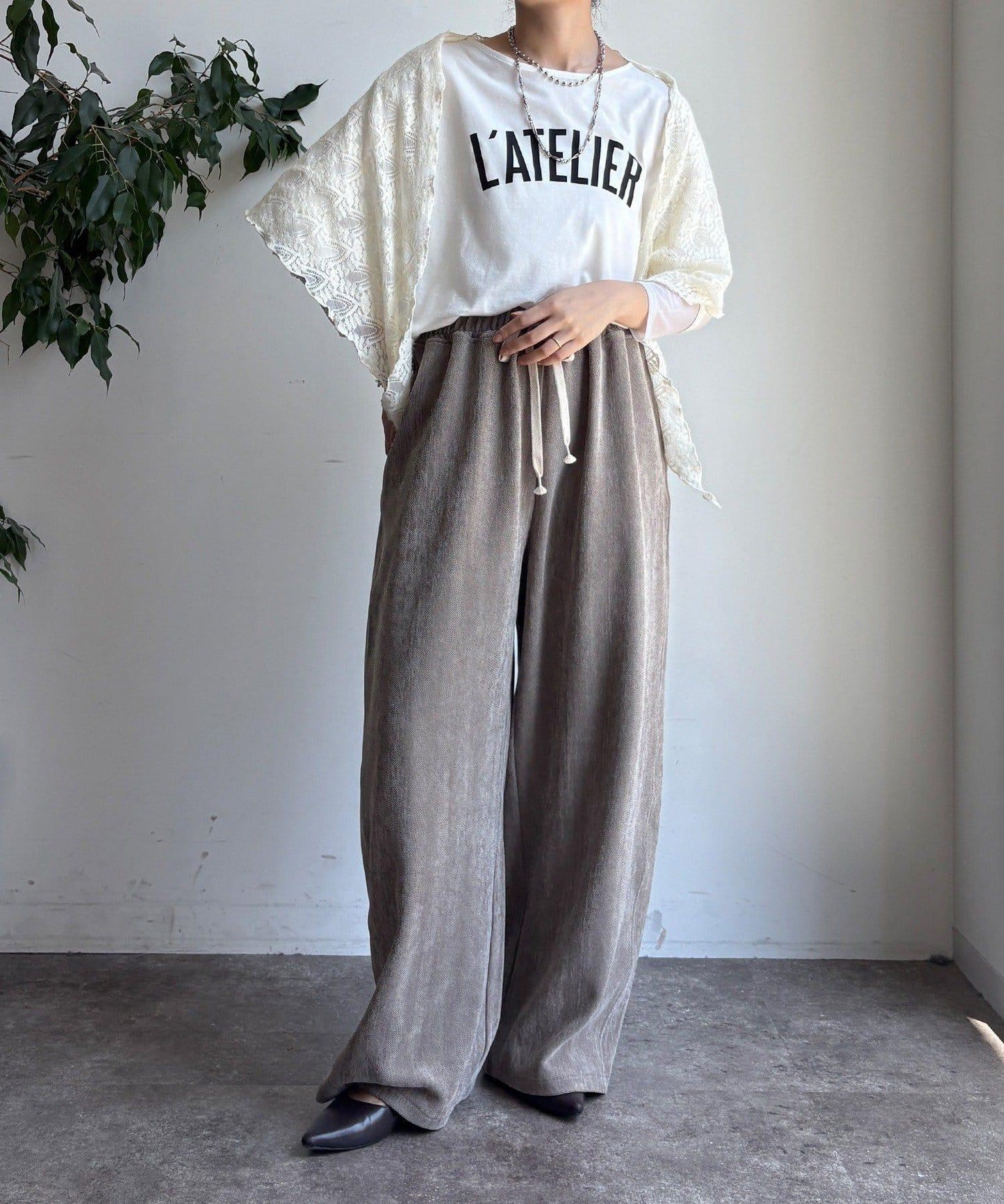 L’ATELIER 拼接T恤