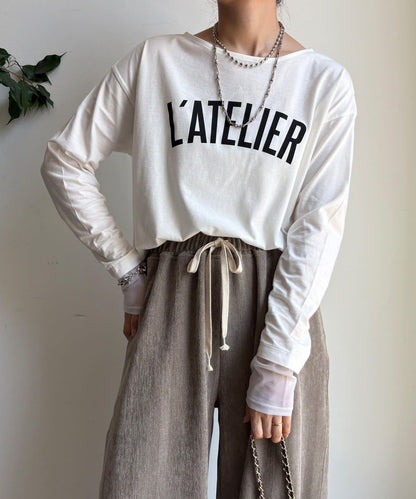L’ATELIER 拼接T恤