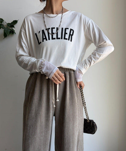 L’ATELIER 拼接T恤