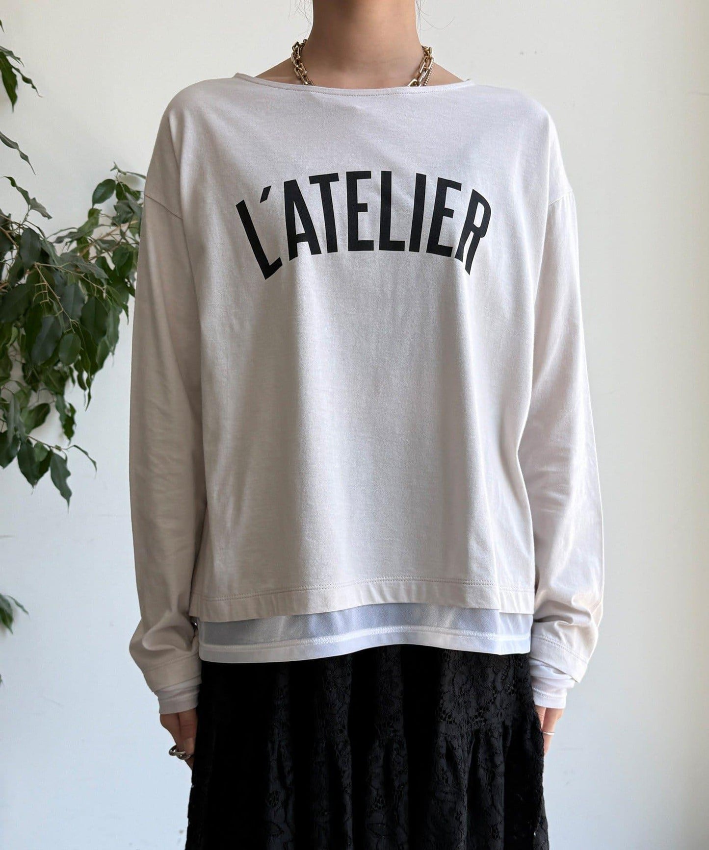 L’ATELIER 拼接T恤