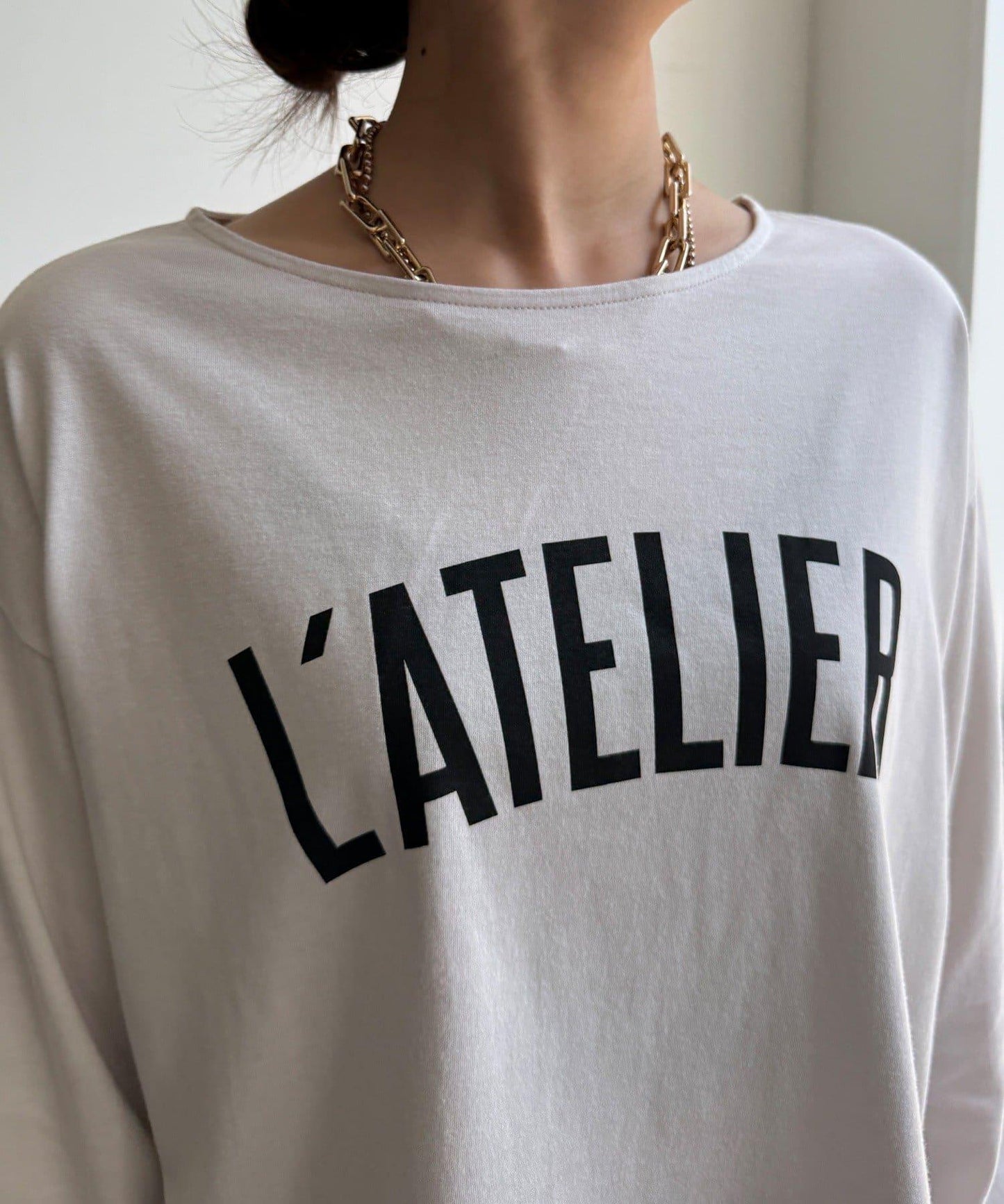 L’ATELIER 拼接T恤