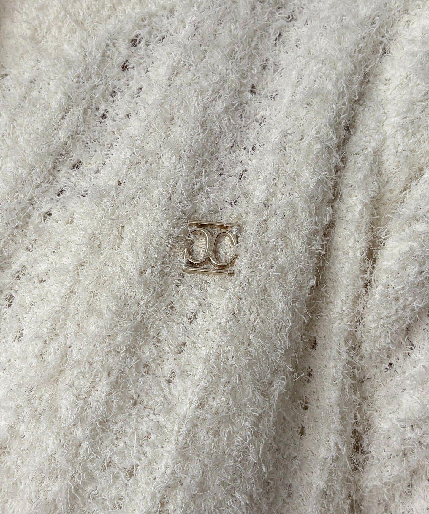 迷你羽毛短袖開衫