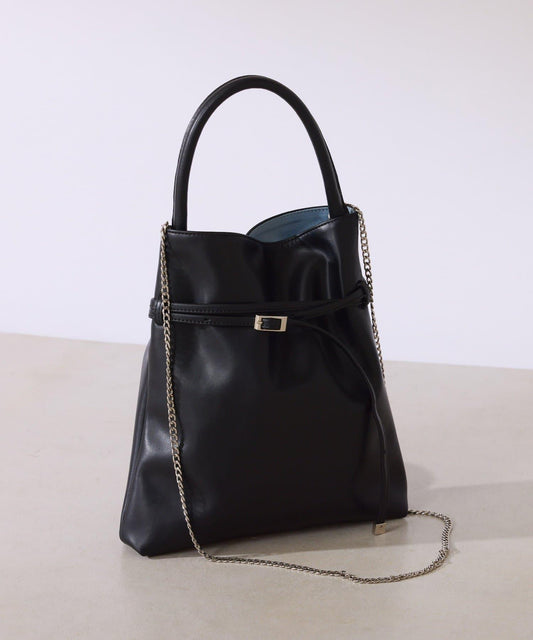 【PAPILLONNER/パピヨネ】帶腰帶單手柄托特包