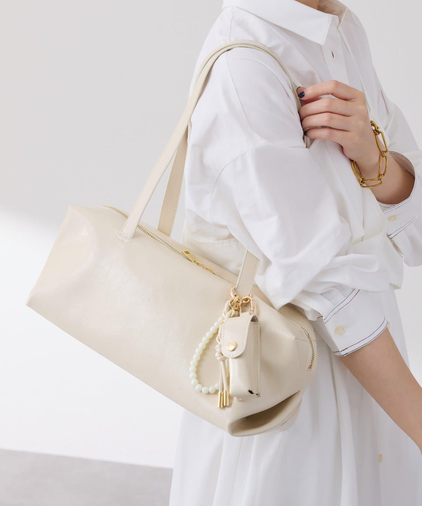 【PAPILLONNER/パピヨネ】帶掛飾波士頓包