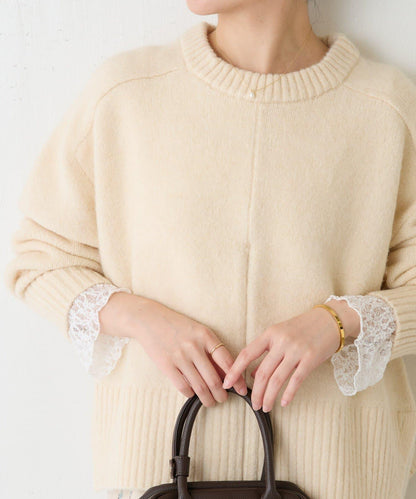 【可手洗/易於疊穿】仿犛牛絨短款針織衫