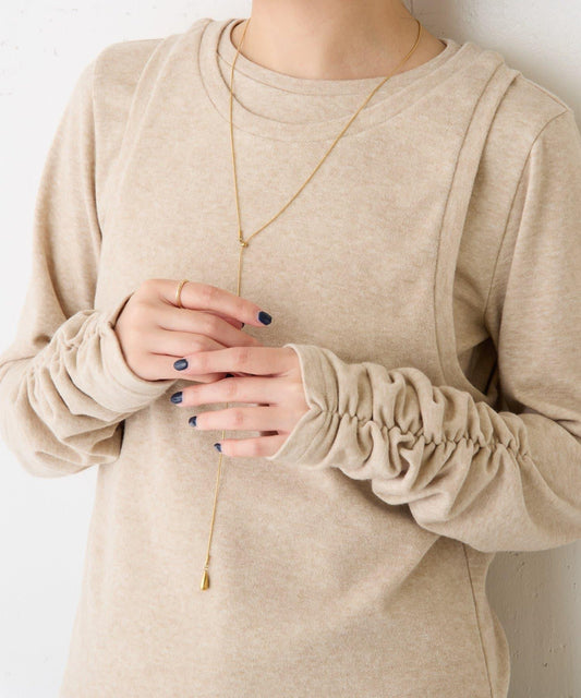 【套裝商品】毛圈層疊長袖T恤