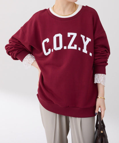 【前後兩種穿法】COZY標誌衛衣