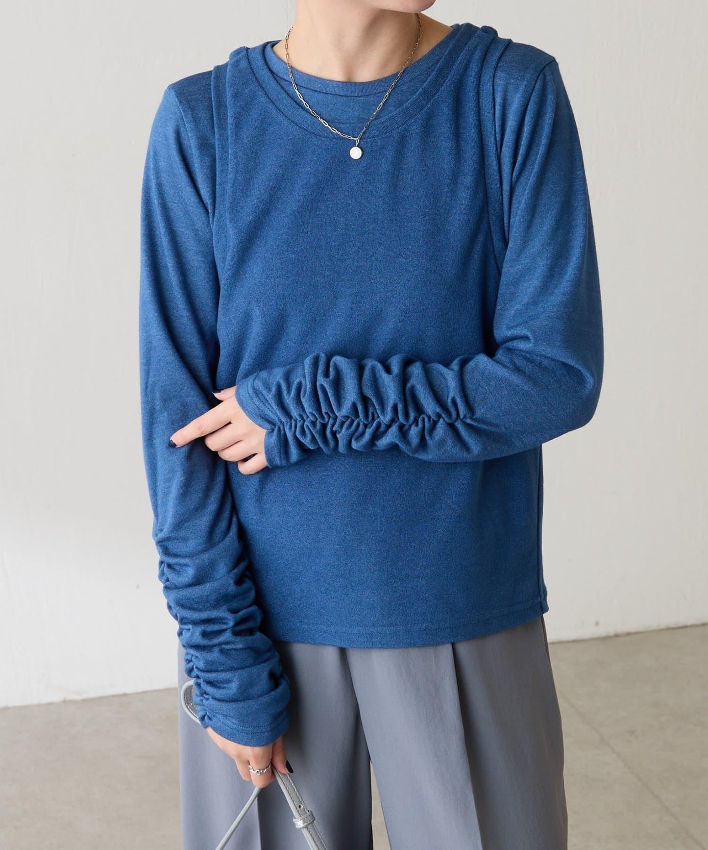 【套裝商品】毛圈層疊長袖T恤