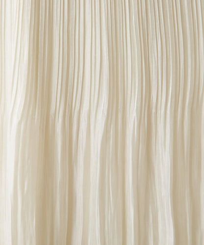 長絲緞面百褶裙