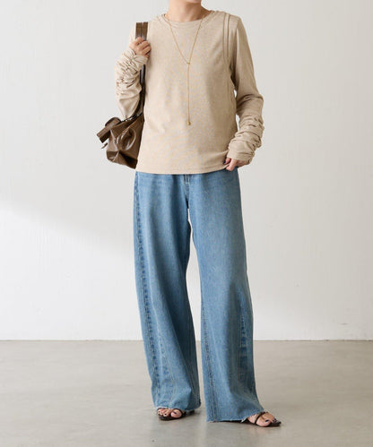 【套裝商品】毛圈層疊長袖T恤