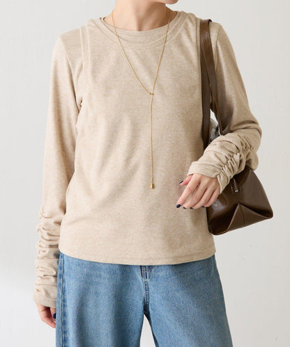 【套裝商品】毛圈層疊長袖T恤