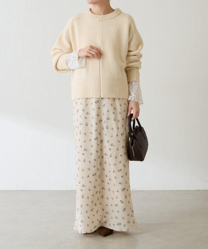 【可手洗/易於疊穿】仿犛牛絨短款針織衫