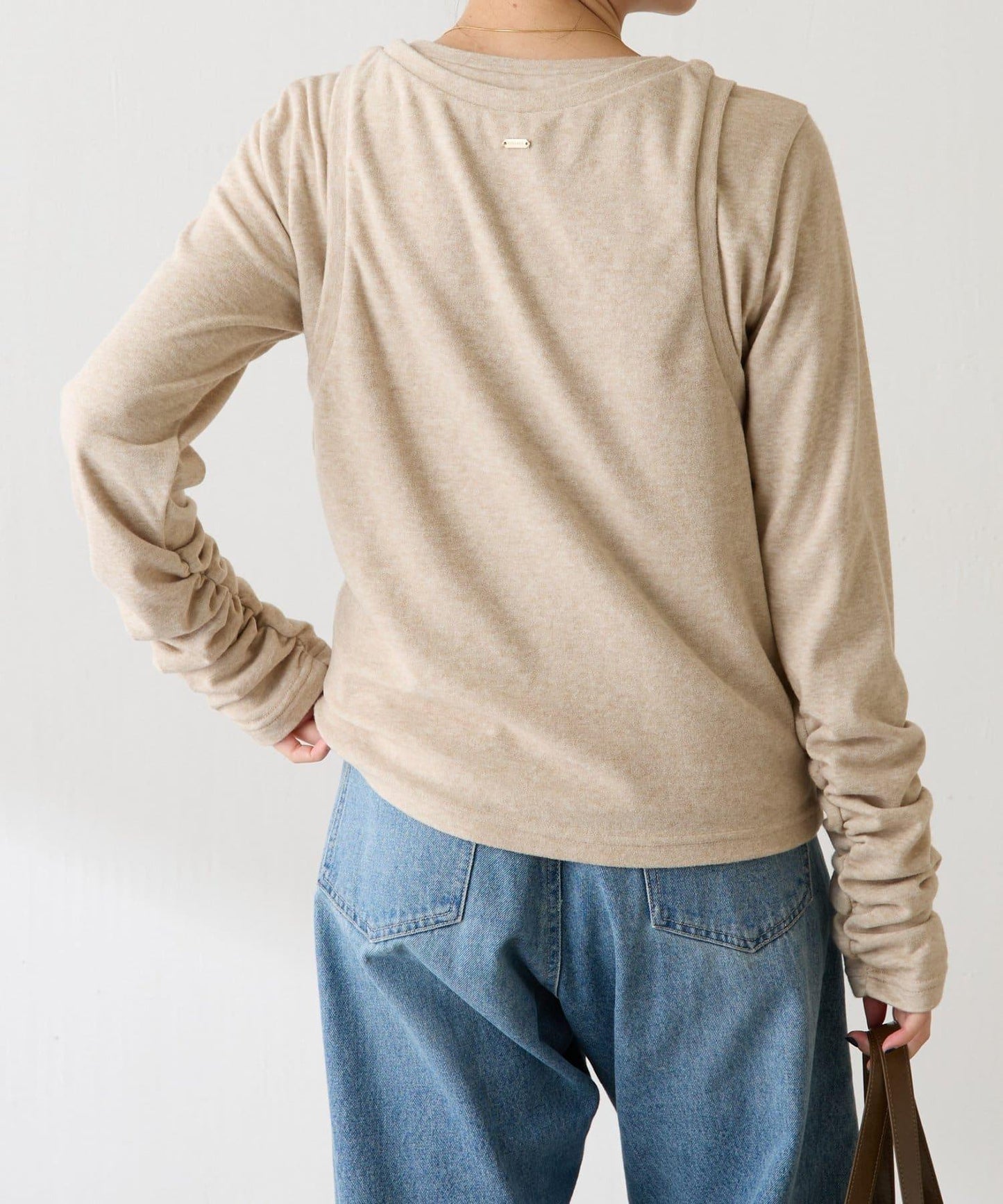 【套裝商品】毛圈層疊長袖T恤