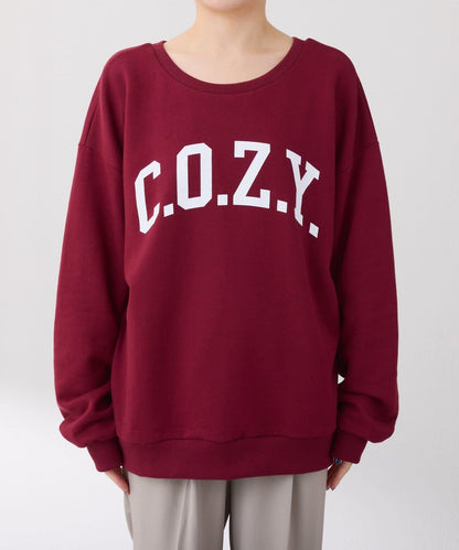 【前後兩種穿法】COZY標誌衛衣