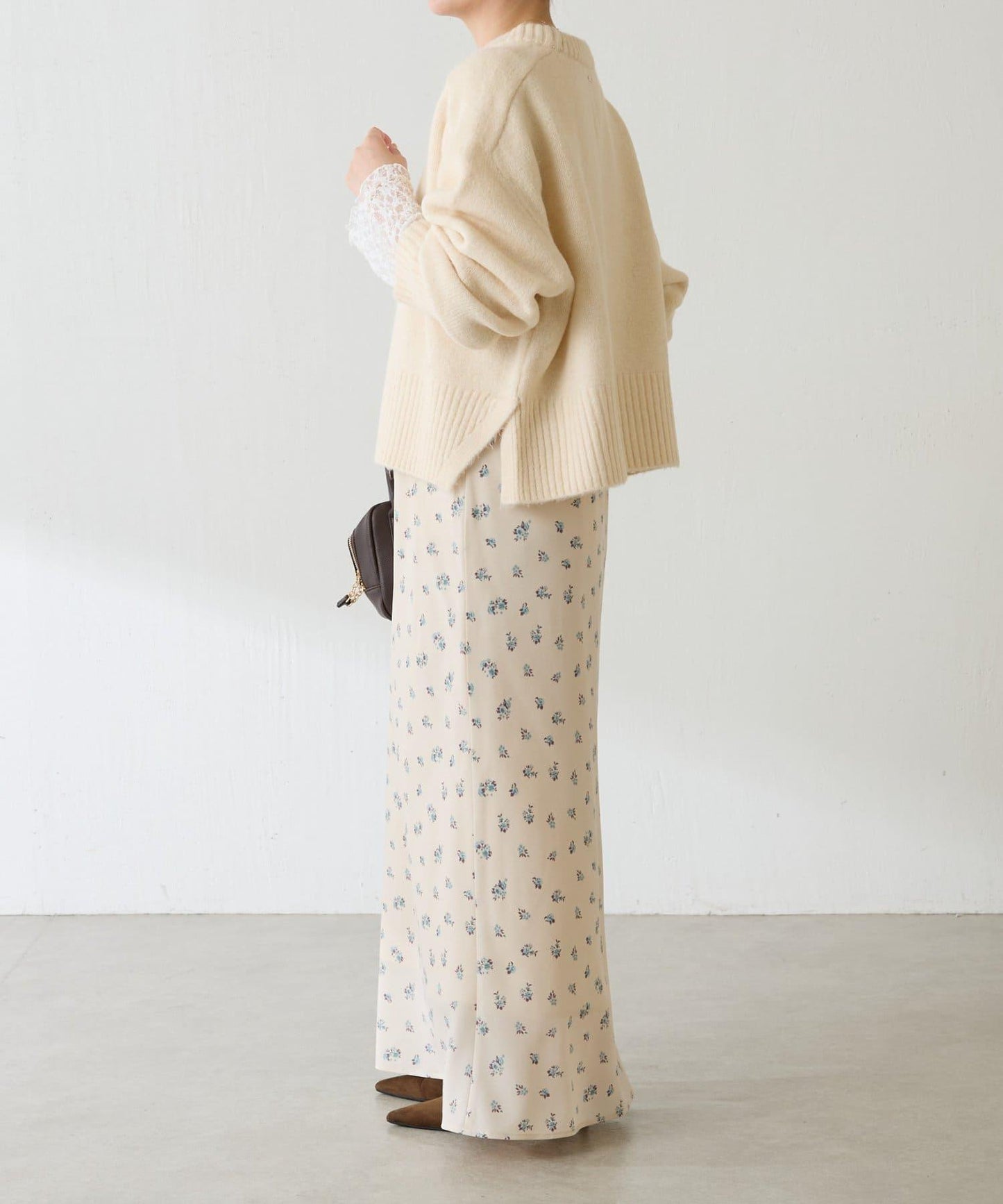 【可手洗/易於疊穿】仿犛牛絨短款針織衫