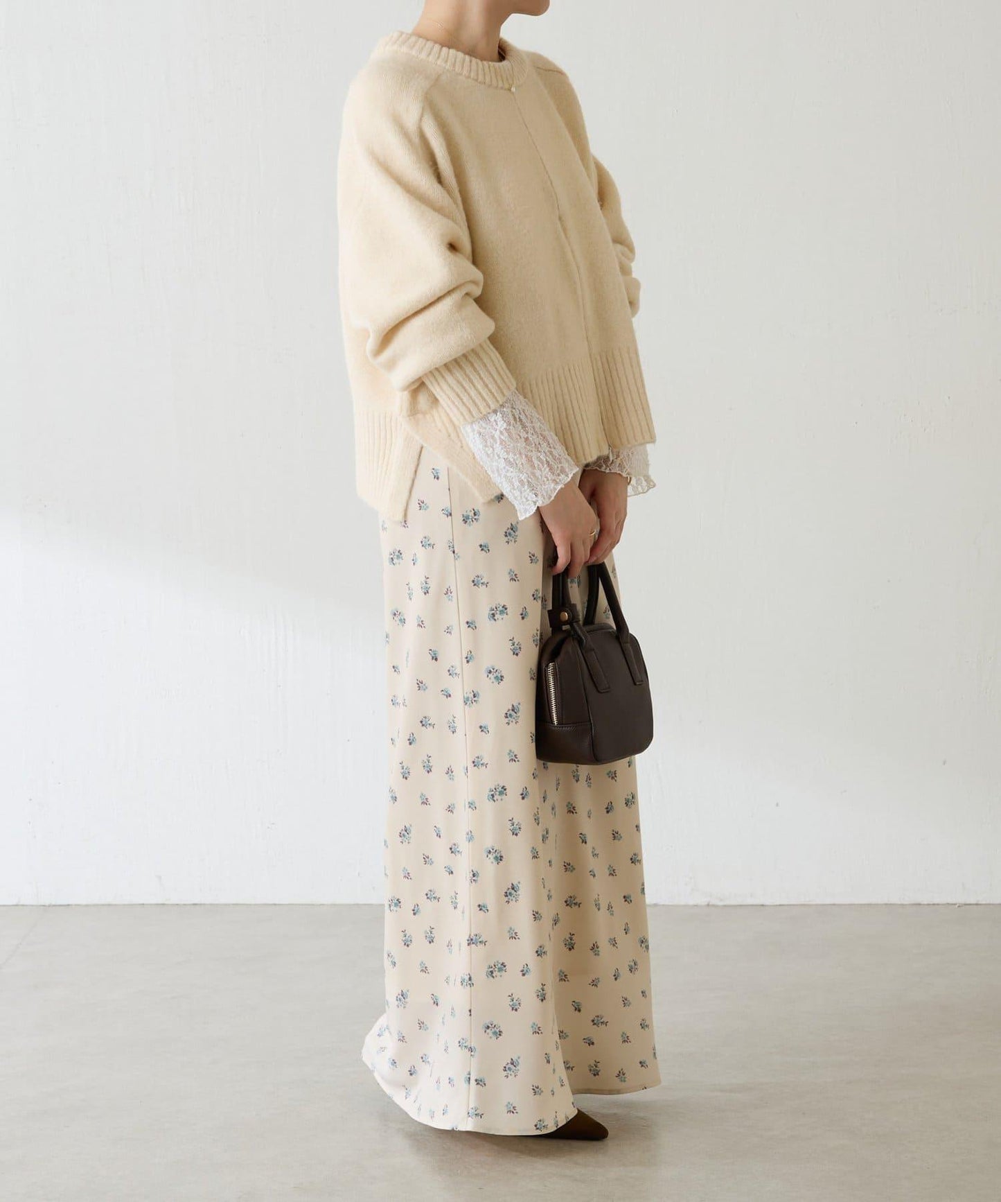 【可手洗/易於疊穿】仿犛牛絨短款針織衫