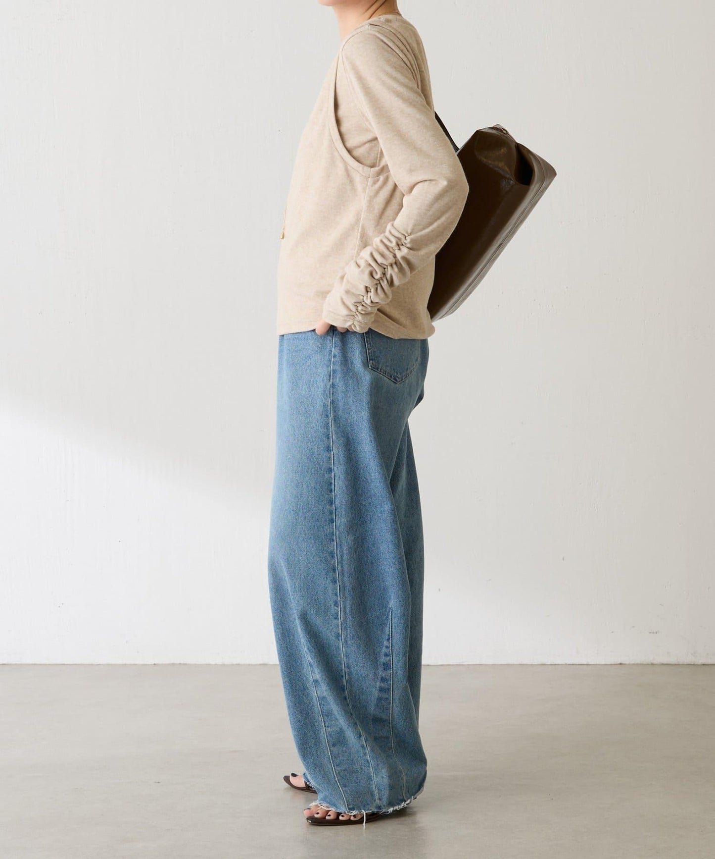 【套裝商品】毛圈層疊長袖T恤