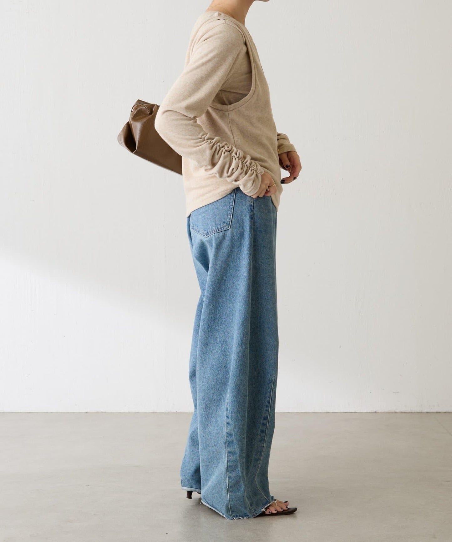 【套裝商品】毛圈層疊長袖T恤