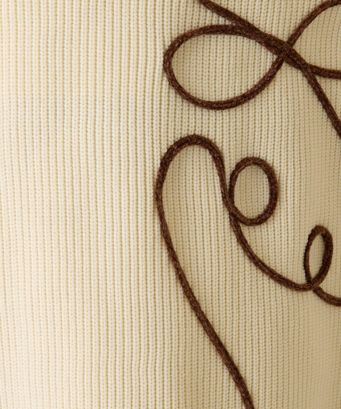 鏤空刺繡深V領針織衫