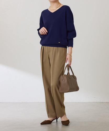 【前後兩穿】蝙蝠袖2WAY針織衫